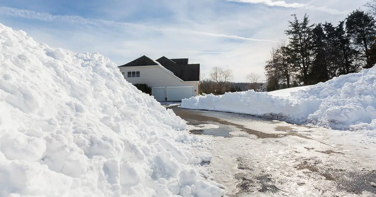 snow driveway
