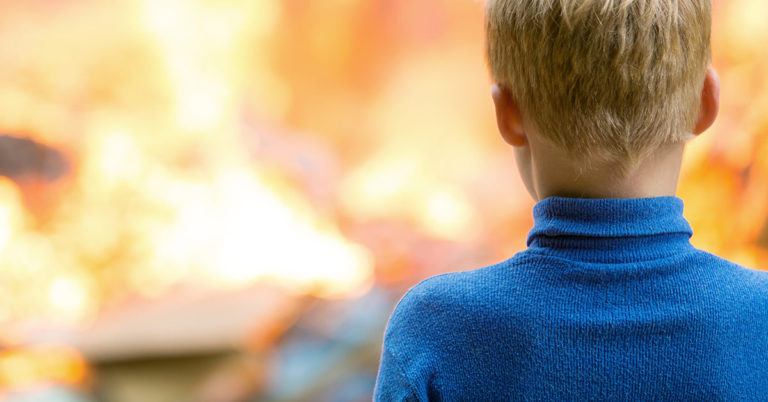 A 7-year-old boy went back into a burning home to save his baby sister - Featured image
