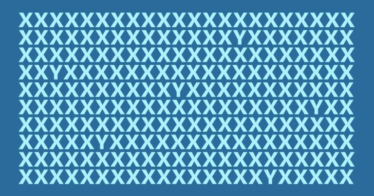 Optical Puzzle To Test Attentiveness: Can You Spot 6 Ys Hiding Among The Xs In The Picture? - Featured image