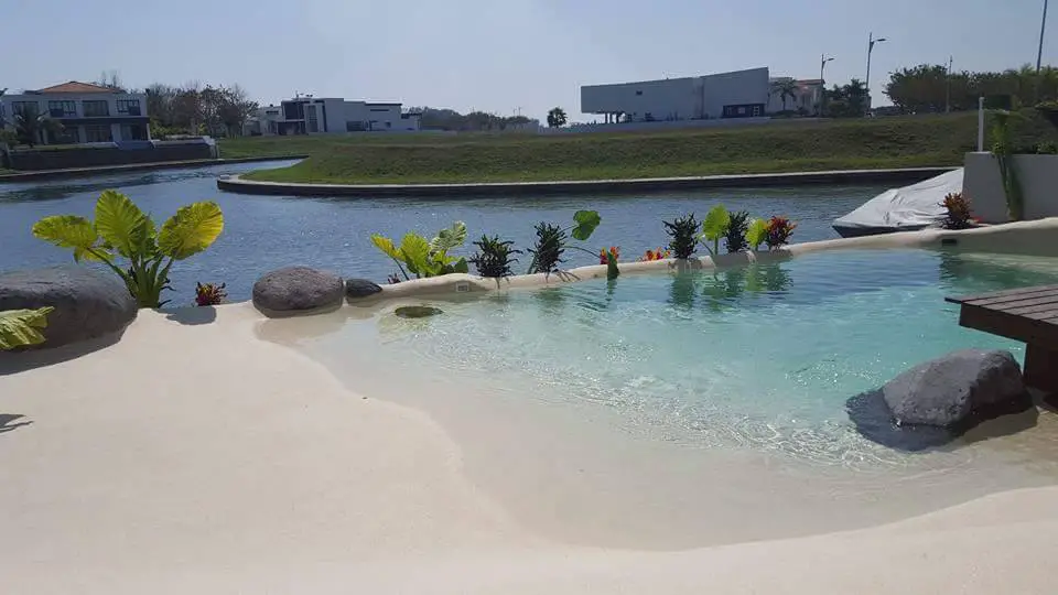 Beautiful sand pool