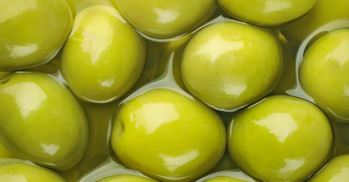 green olives in brine
