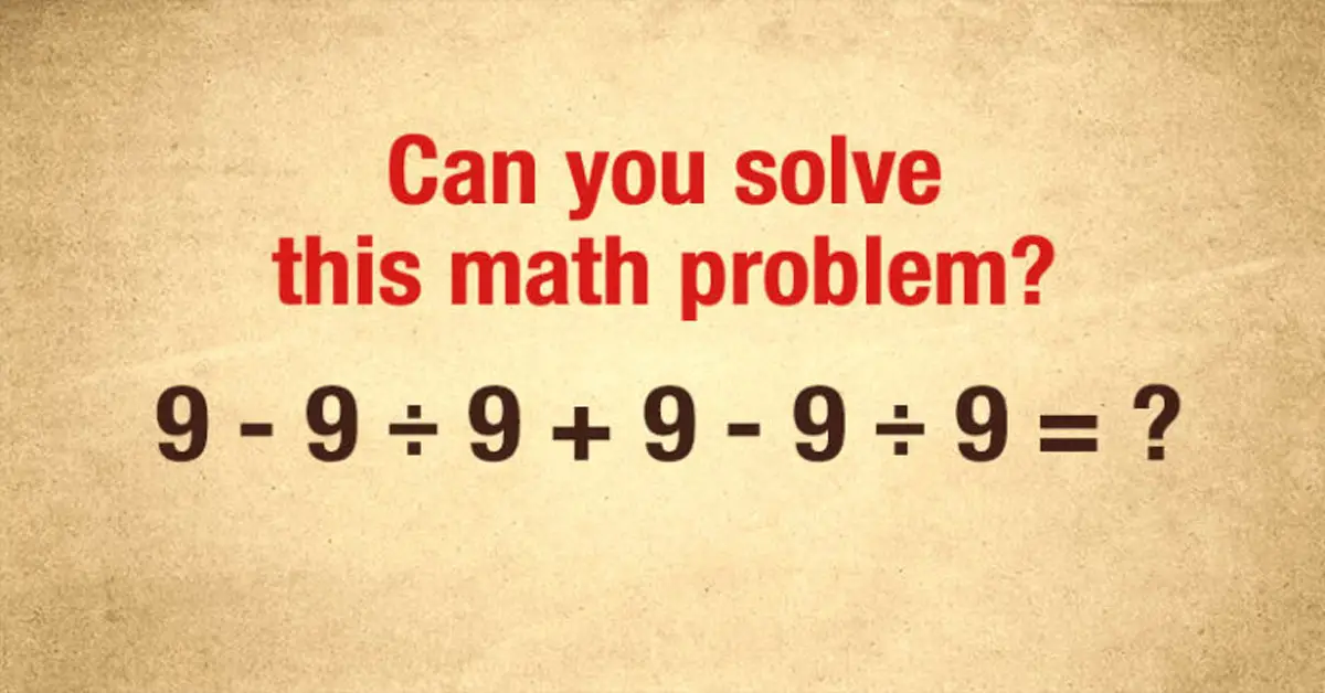 math problem