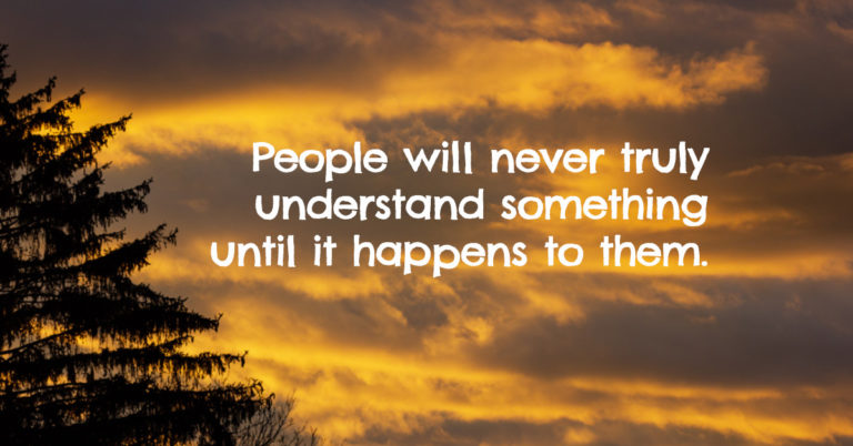 Until it happens to them - Featured image