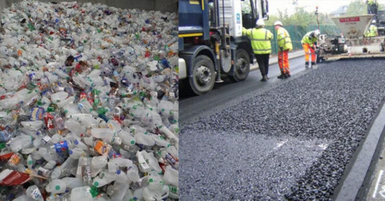 Company Is Using Plastic Bottles To Make Roads That Last 3x Longer Than Asphalt - Featured image
