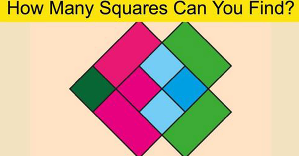 How Many Squares Do You See In This Image? : Tiffy Taffy