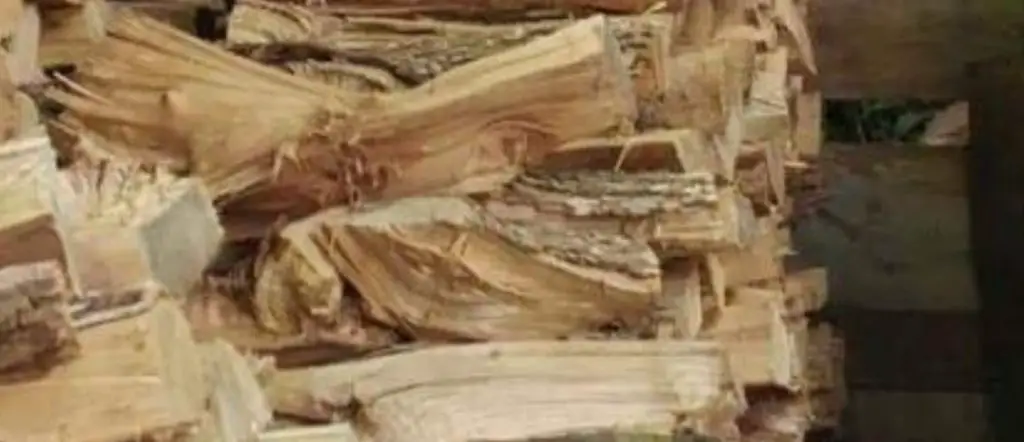 logs closeup