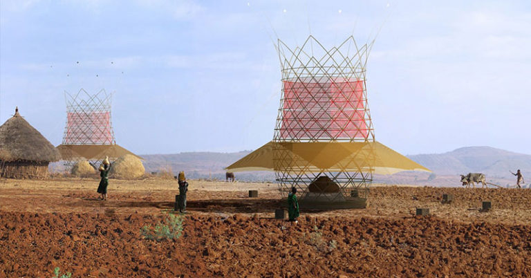 Bamboo Tower Produces Up To 25 Gallons of Water In A Day by Capturing Condensation - Featured image