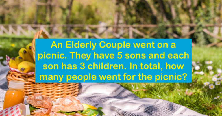 Answer the riddle: How many did actually go on the picnic? - Featured image