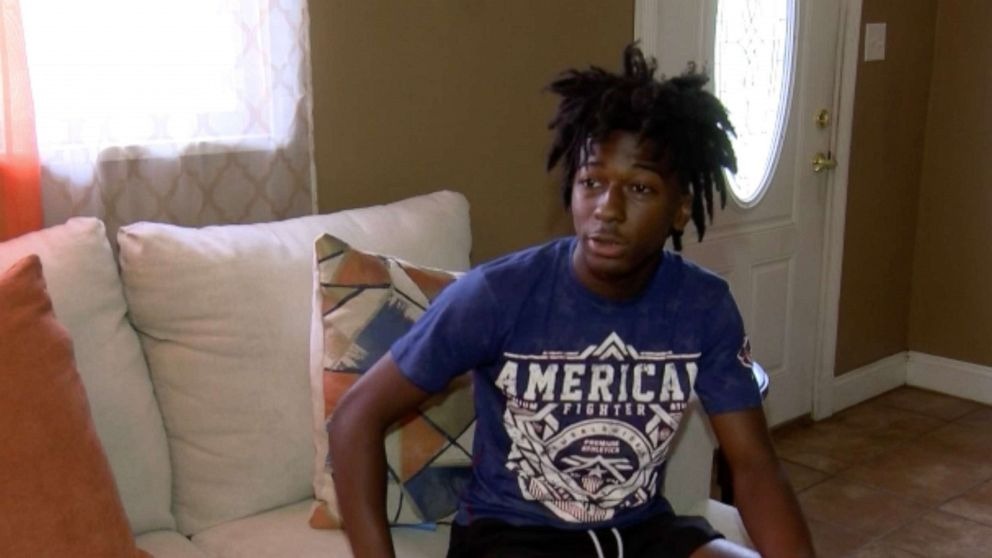 The 16-year-old hero- Corion Evans