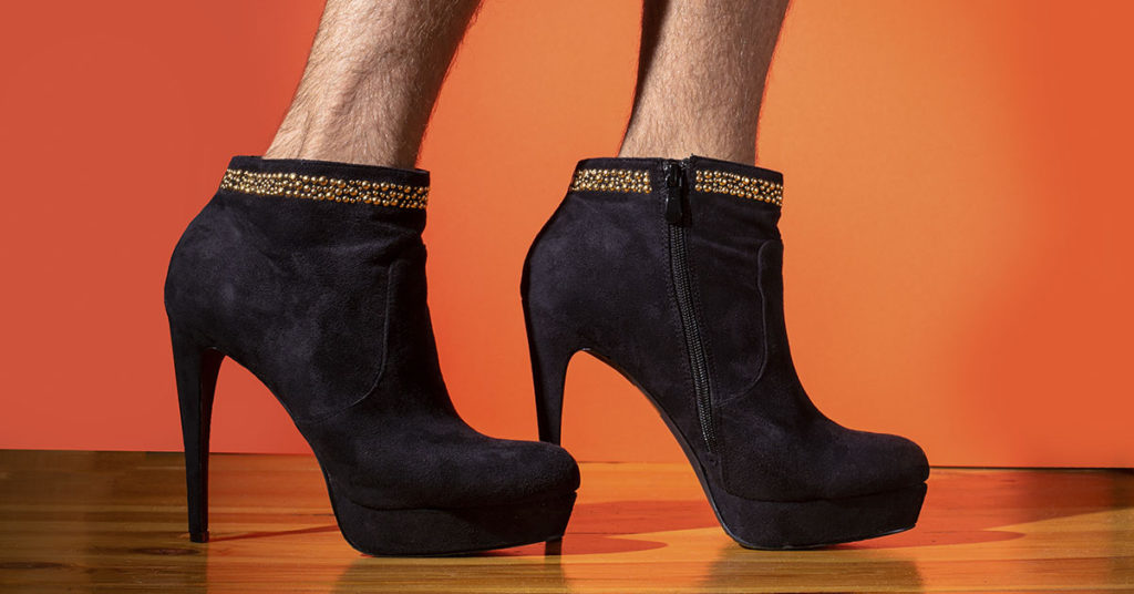 Why men are more confident about wearing high heels today - Featured image