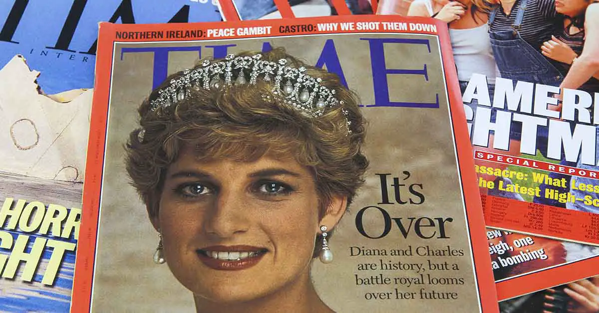 Princess Diana on Time magazine cover
