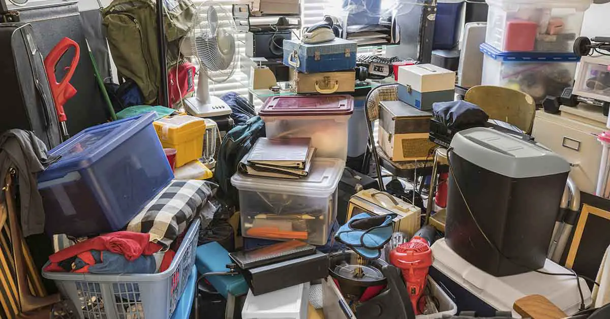 inside the home of a hoarder