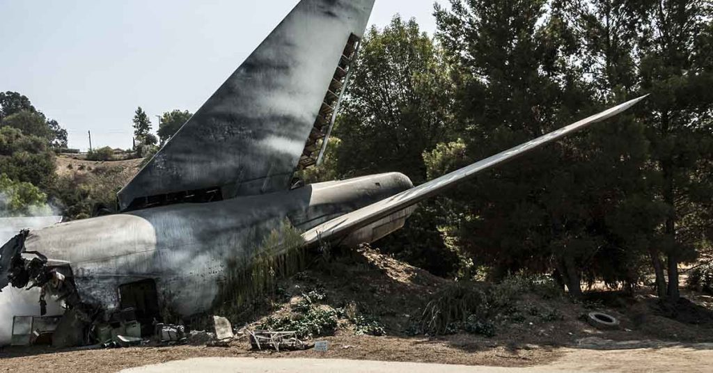 Couple Take Selfie After Surviving Disastrous Plane Crash - Featured image