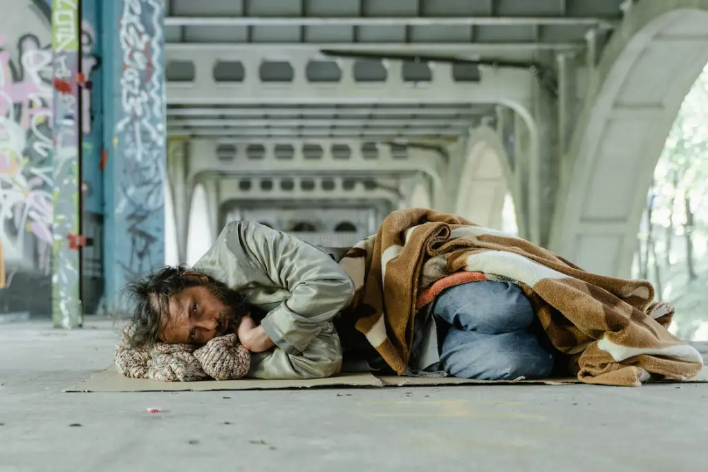He became homeless