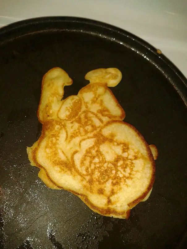 Heart shaped pancakes prank