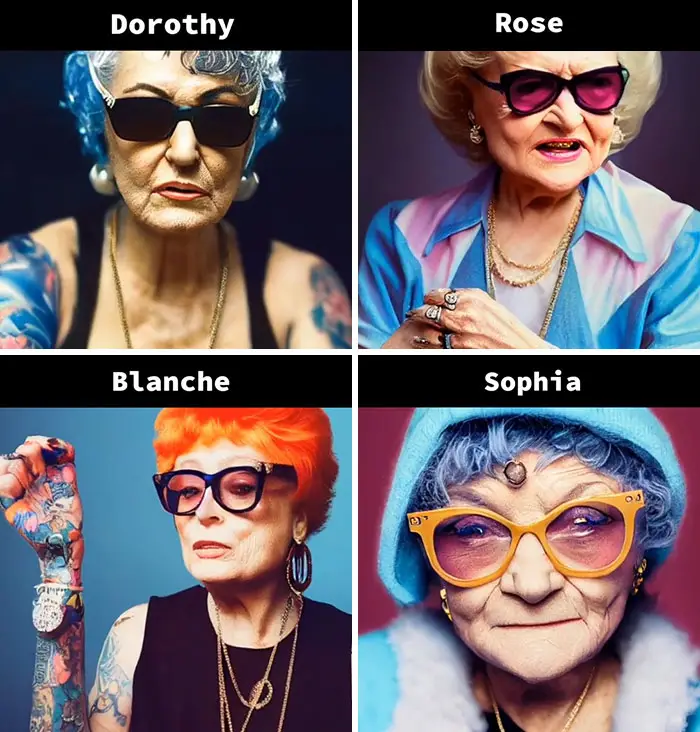 The Golden Girls in the form of modern day rappers.