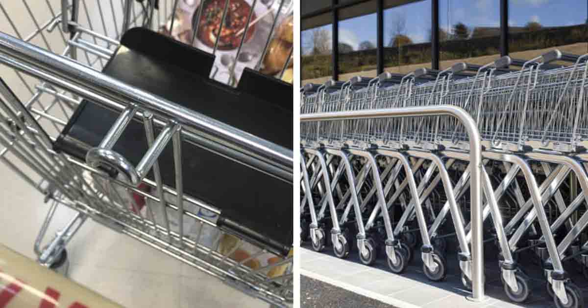Shoppers' minds blown after realizing what hook on shopping carts are