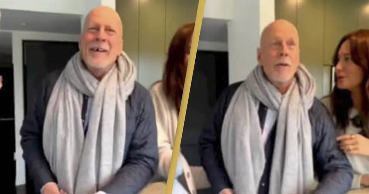 Bruce Willis speaks publicly for first time since dementia diagnosis ...