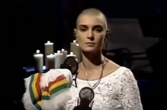 Sinead appeared on Saturday Night Live
