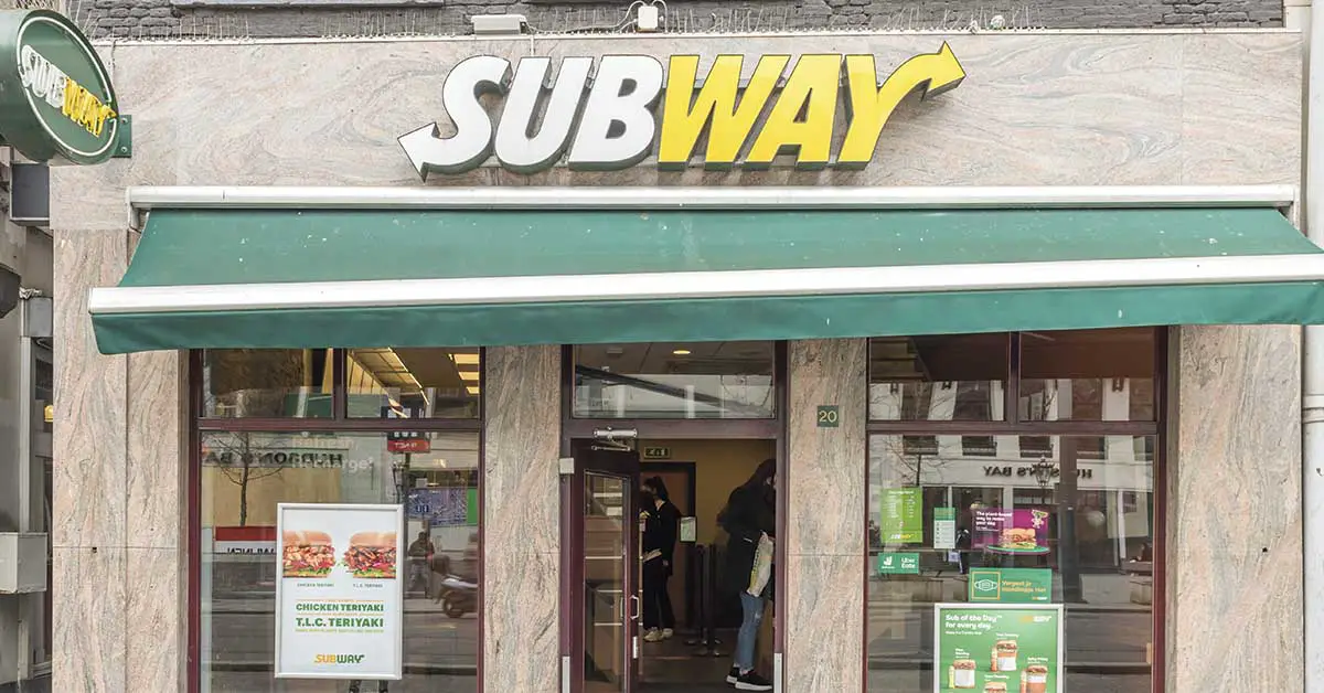 Subway sandwich restaurant