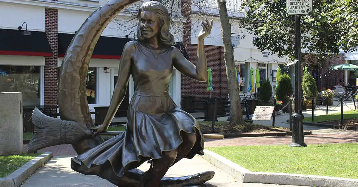 The Bewitched statue from TV land