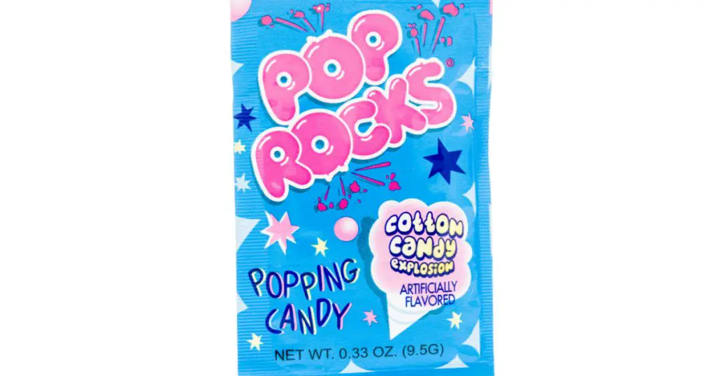 Winneconne, WI - 8 May 2018: A package of Pop Rocks in cotton candy flavor on an isolated background
