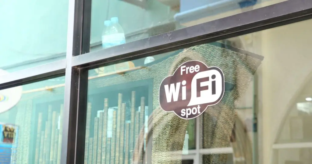 Free WiFi Sign
