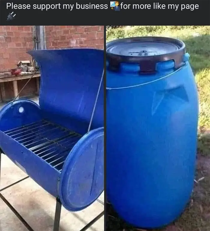 Technically a disposable grill