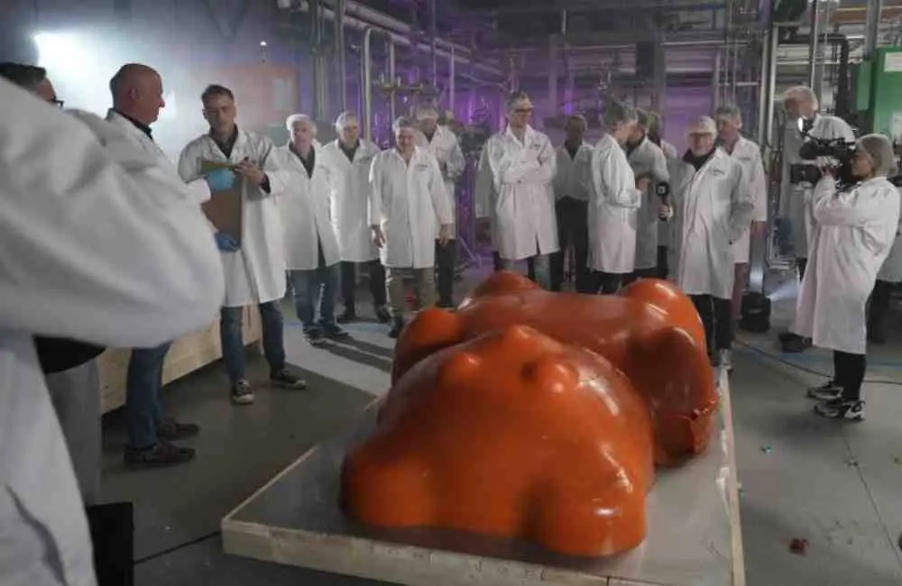 The world's biggest gummy bear in the Netherlands