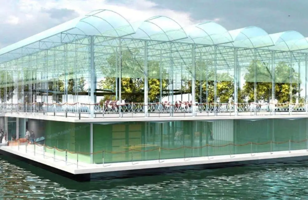 Situated in the city of Rotterdam, the world's first floating farm is an innovative approach to modern agriculture. 