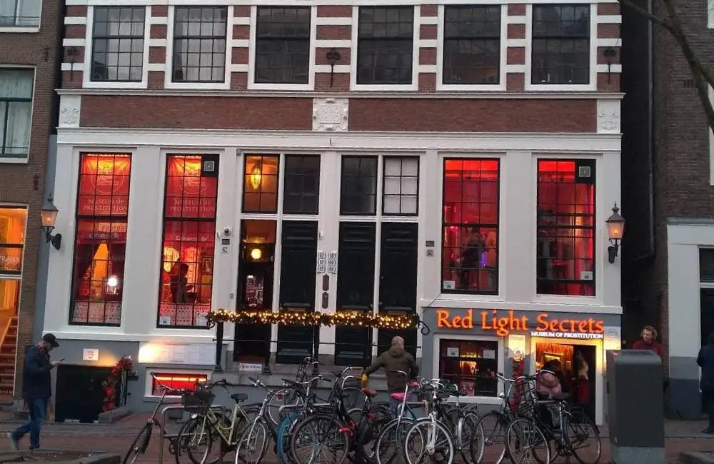 The city of Amsterdam is home to one of the largest 'red-light districts' in the country.