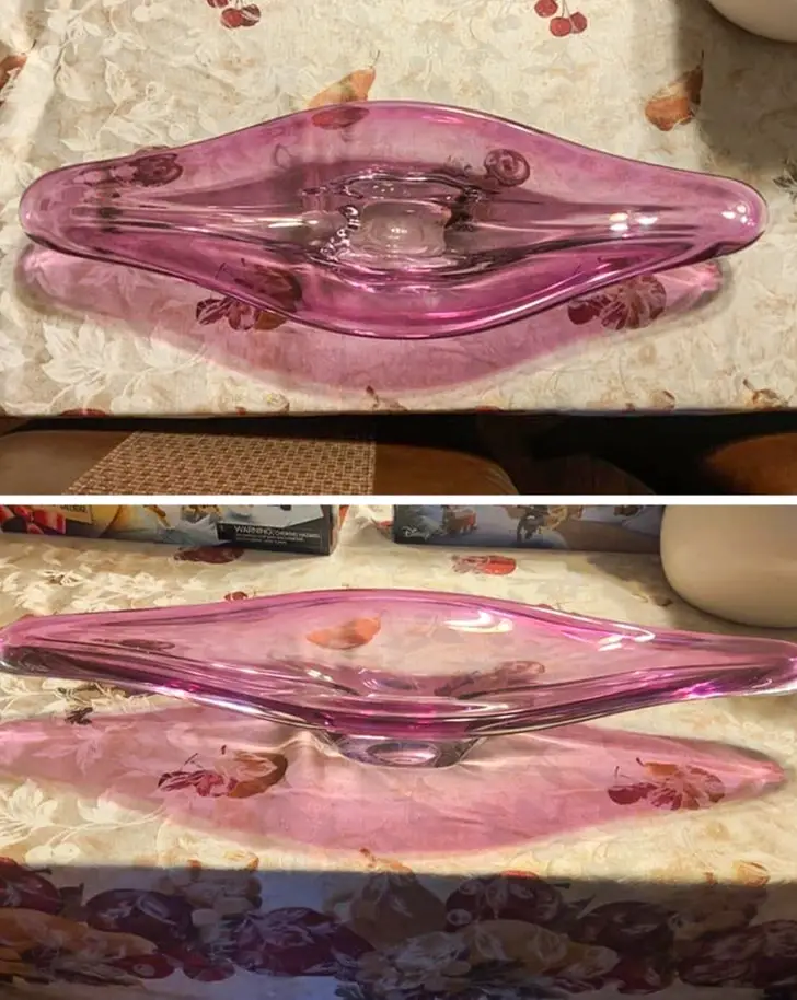 This Amethyst Oblong Console Dish