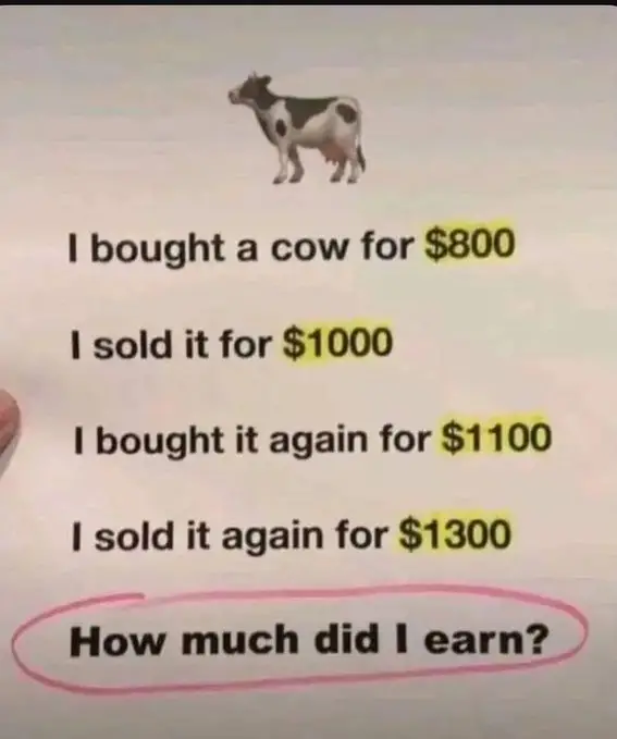 cow math puzzle