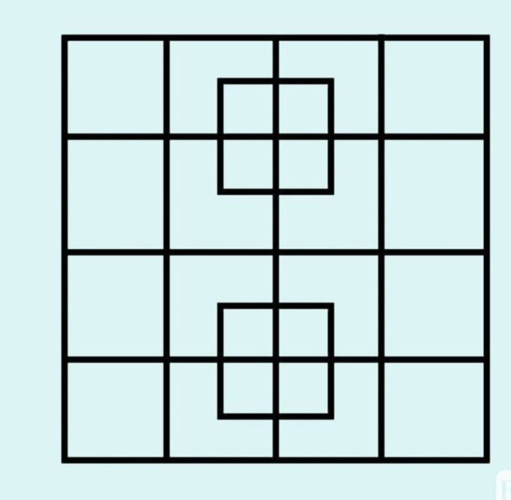 A square with squares