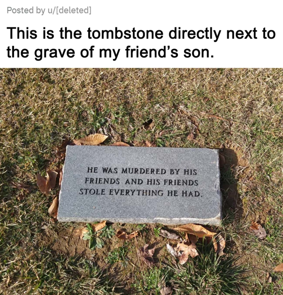 Strange object 4: tombstone of despair
