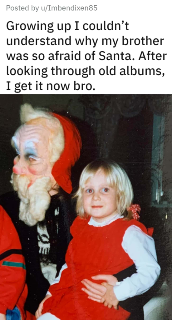 Strange object 5: Creepy santa mask