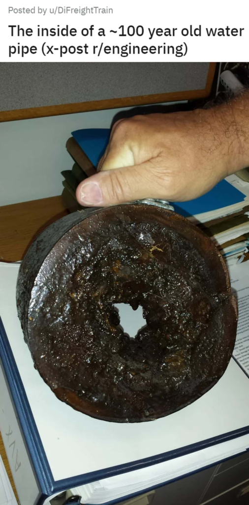Strange object 8: inside of an old pipe